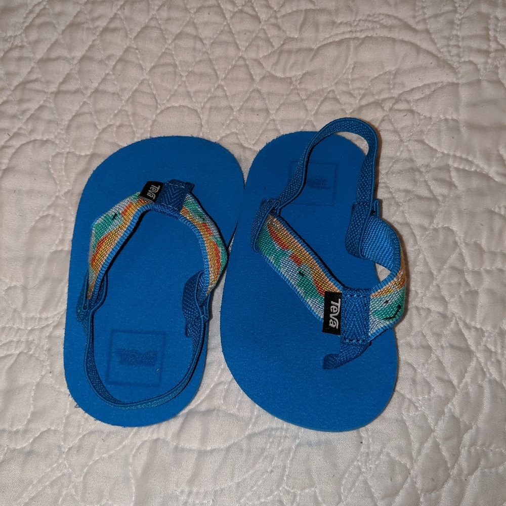 Teva sandals never worn for toddlers